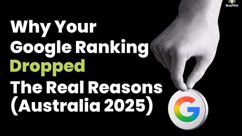 Google rankings dropped reasons and fixes