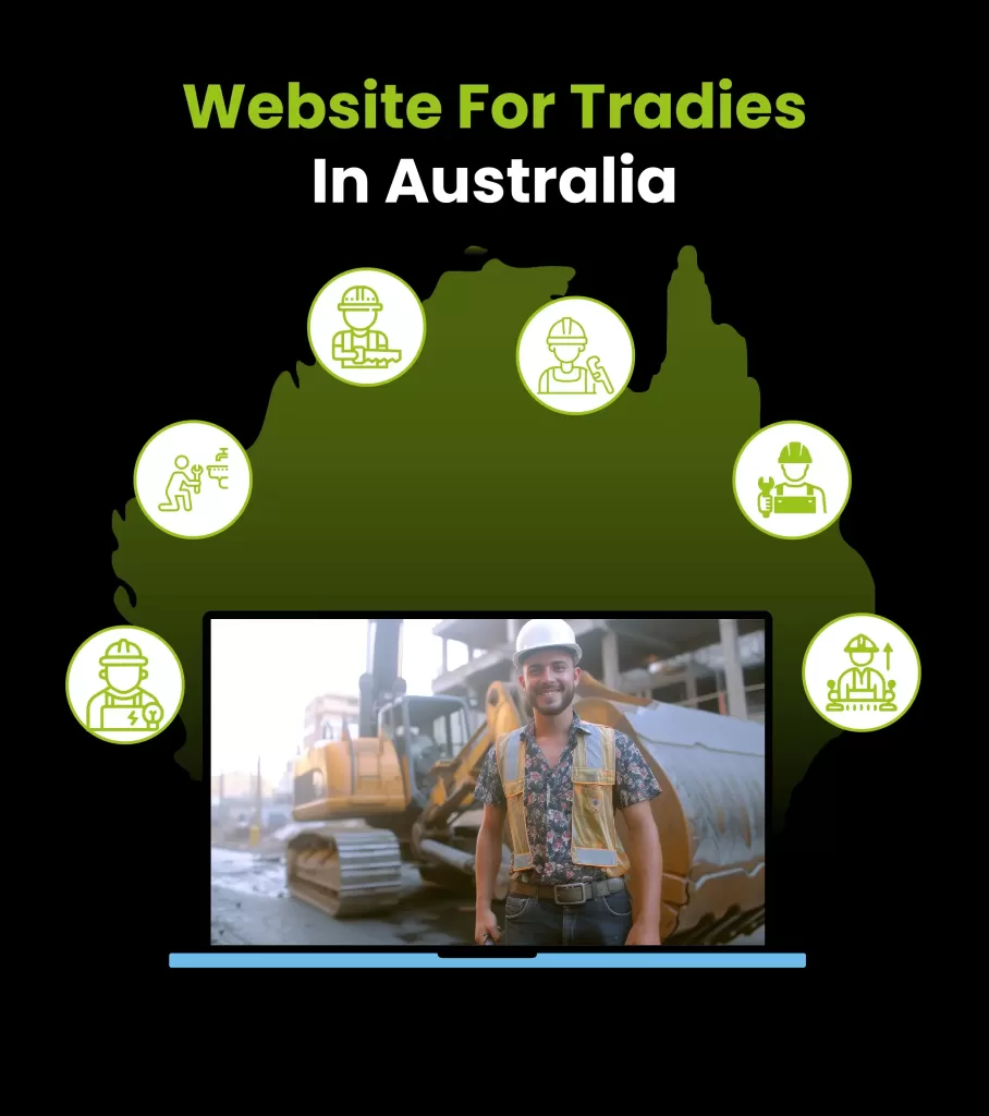 Australian tradie website example mobile responsive