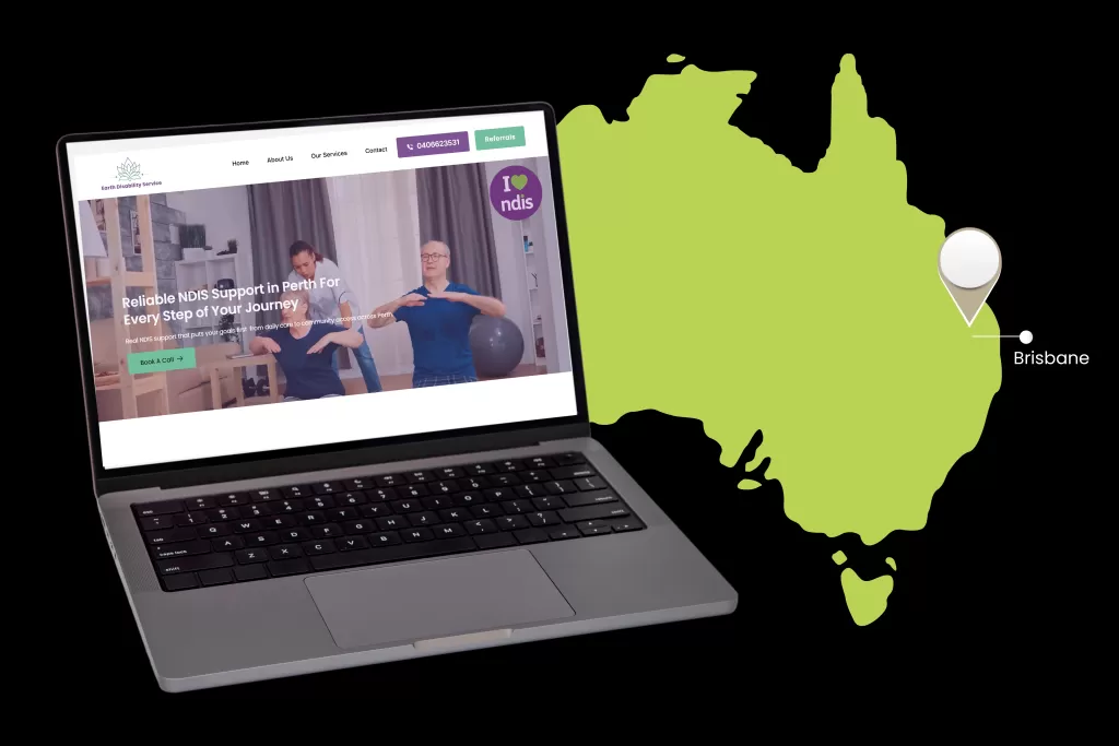 NDIS website design Brisbane for QLD providers