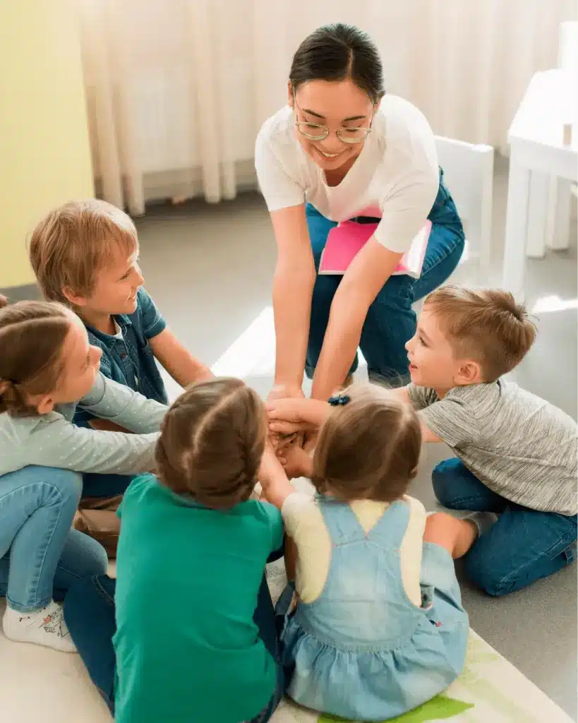 group of children in a childcare centre