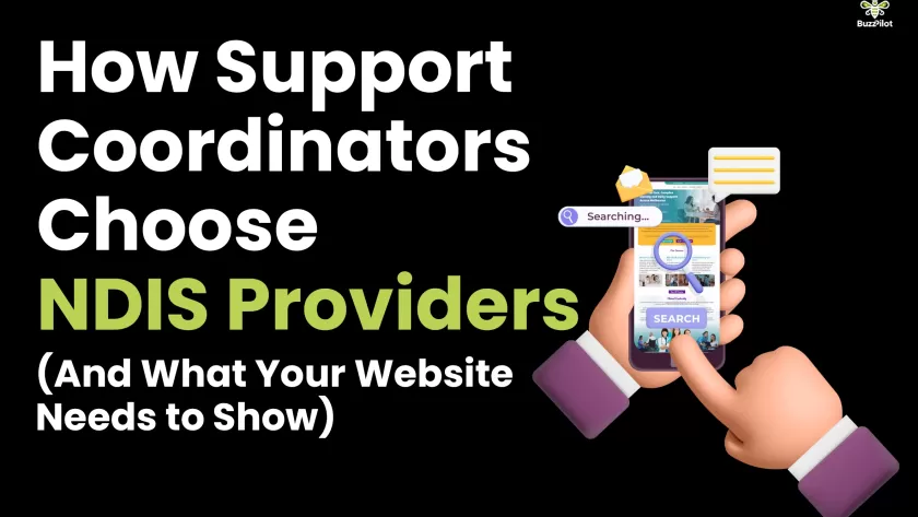 How support coordinators choose NDIS providers