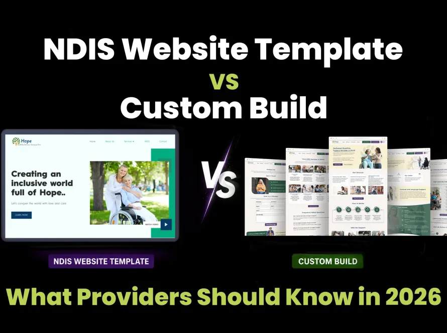 NDIS Website Template vs Custom Build